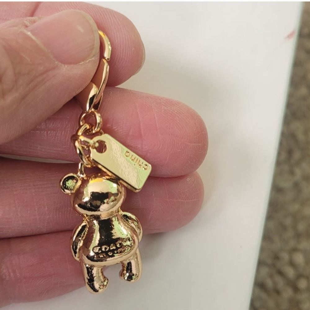 Coach Gold Bear Keychain - Picture 4 of 4